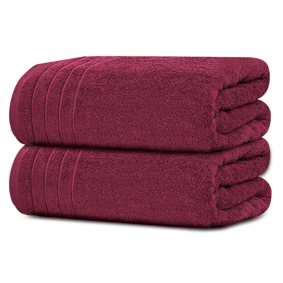 Tens Towels 2 Piece Extra Large Bath Sheets 35 x 70 Inches, Dark Grey