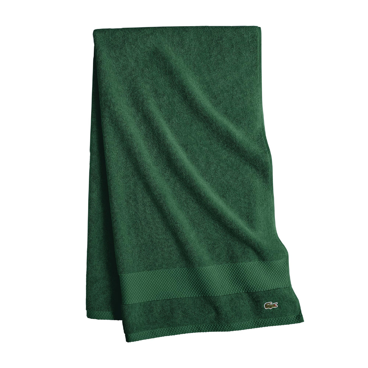 Lacoste Heritage 100% Supima Cotton Bath Towel 30" x 54", Aloe