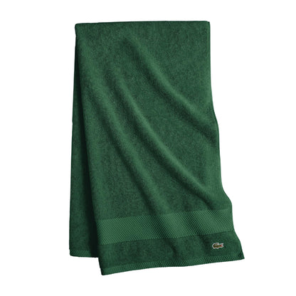 Lacoste Heritage 100% Supima Cotton Bath Towel 30" x 54", Aloe