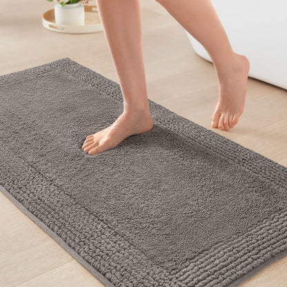 Madison Park Splendor Reversible 100% Cotton Bath Rug, 20 x 30, White