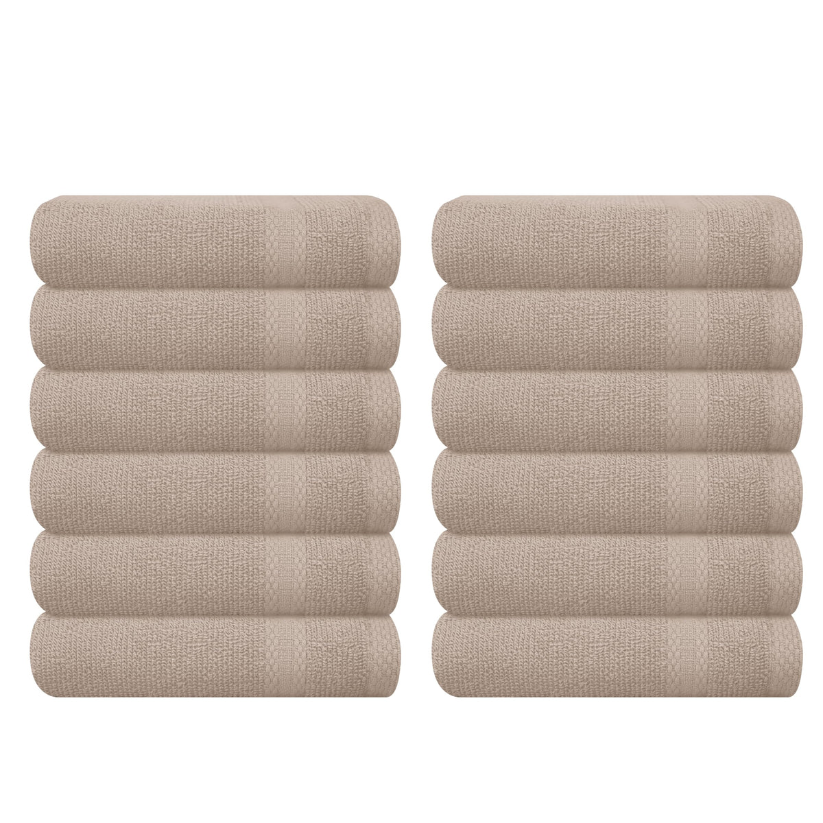 GLAMBURG Ultra Soft 8-Piece Towel Set - 100% Pure Ringspun Cotton, Contains 2 Oversized Bath Towels 27x54, 2 Hand Towels 16x28, 4 Wash Cloths 13x13 - Ideal for Everyday use, Hotel & Spa - Pink