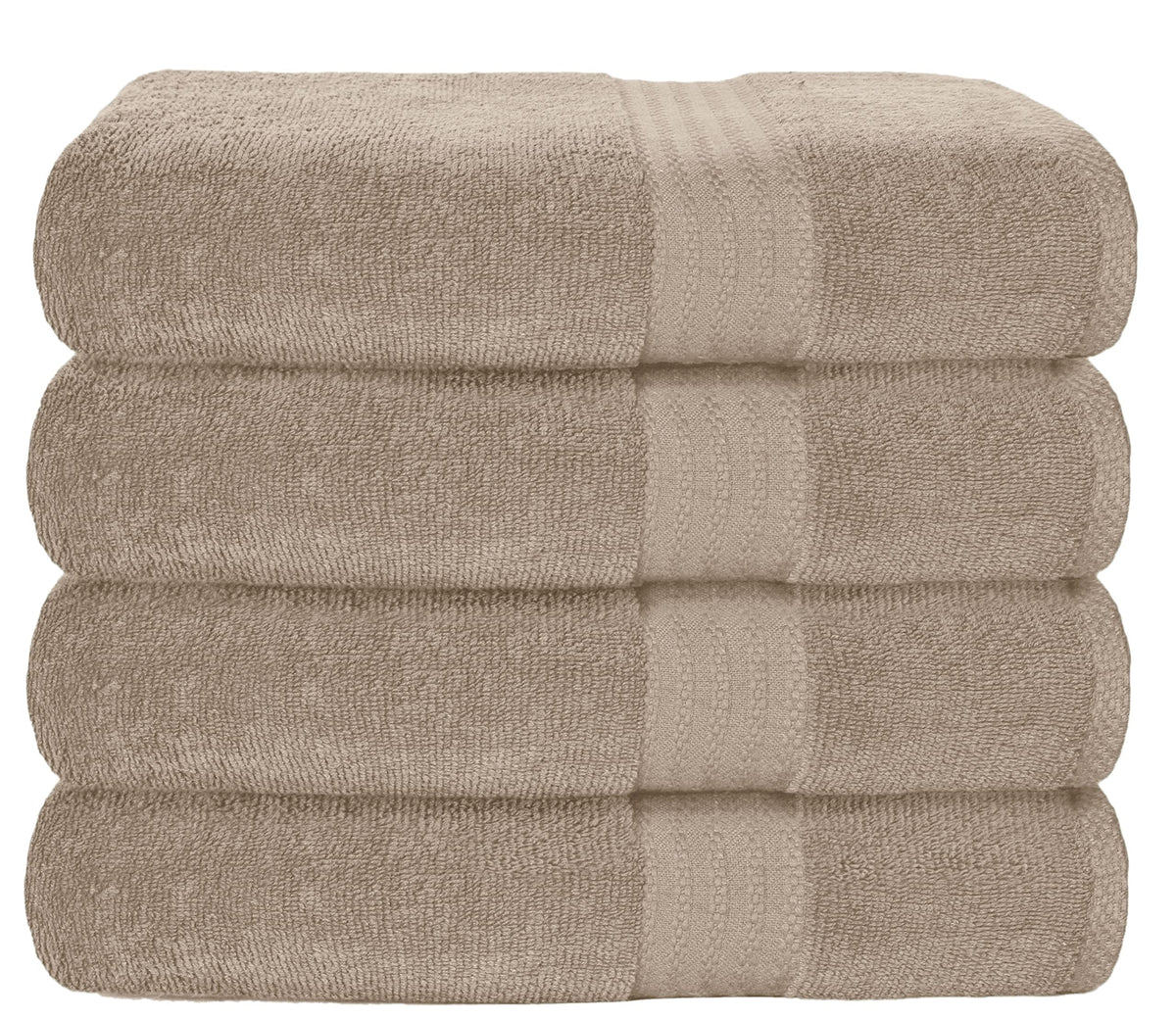 GLAMBURG Ultra Soft 8-Piece Towel Set - 100% Pure Ringspun Cotton, Contains 2 Oversized Bath Towels 27x54, 2 Hand Towels 16x28, 4 Wash Cloths 13x13 - Ideal for Everyday use, Hotel & Spa - Pink