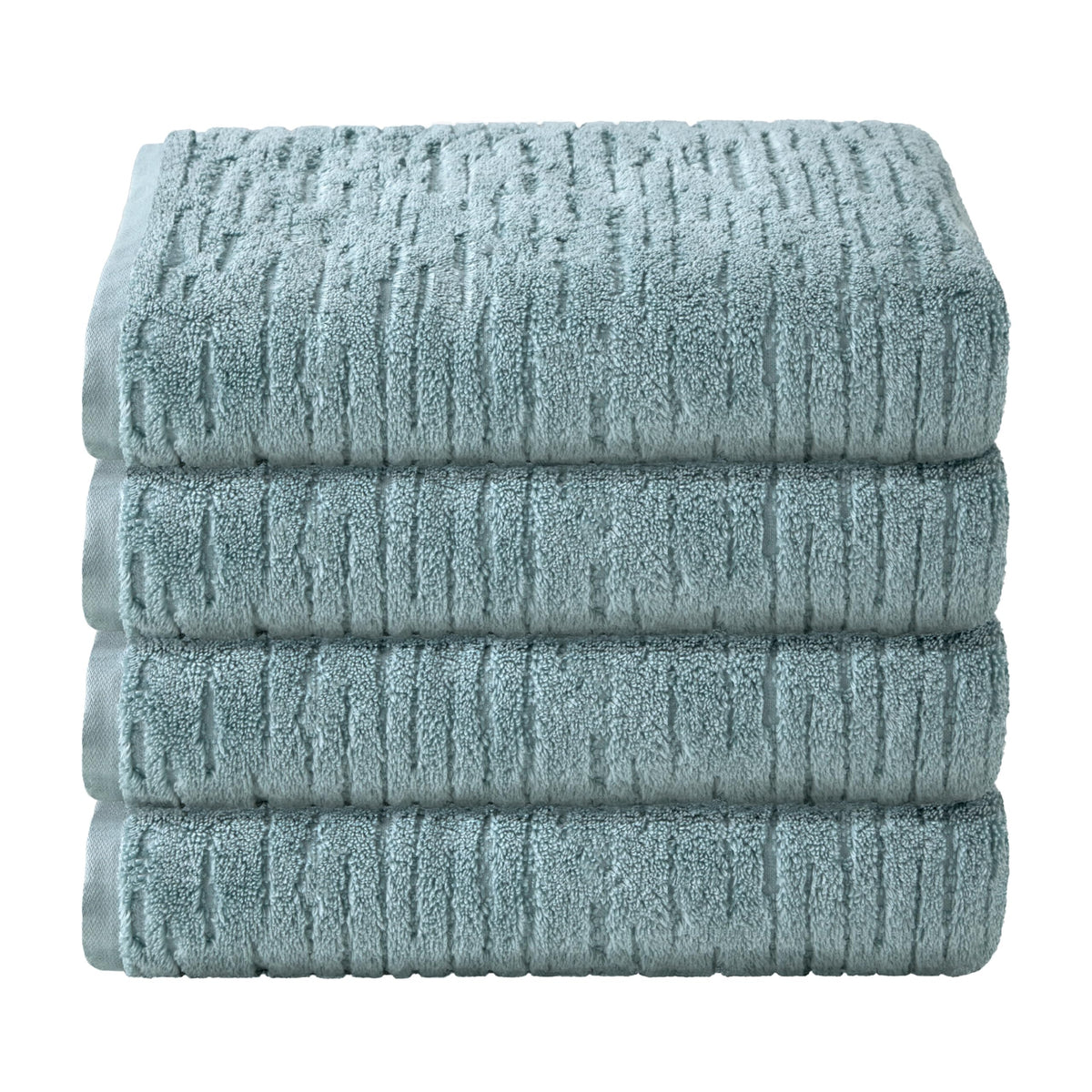 SKL Home CloudSoft Hand Towel Set, 2-Piece, 100% Cotton Luxury, Oatmeal