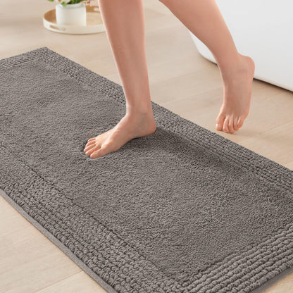 Madison Park Splendor Reversible 100% Cotton Bath Rug, 20 x 30, White