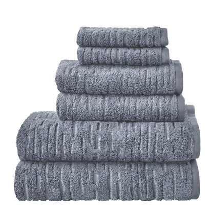 SKL Home CloudSoft Hand Towel Set, 2-Piece, 100% Cotton Luxury, Oatmeal