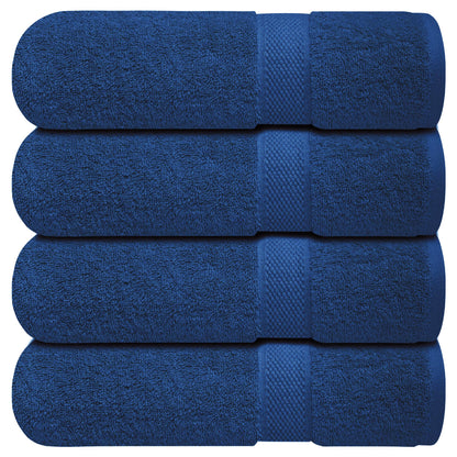 Infinitee Xclusives 100% Ring-Spun Cotton Bath Towels for Bathroom - Pack 4