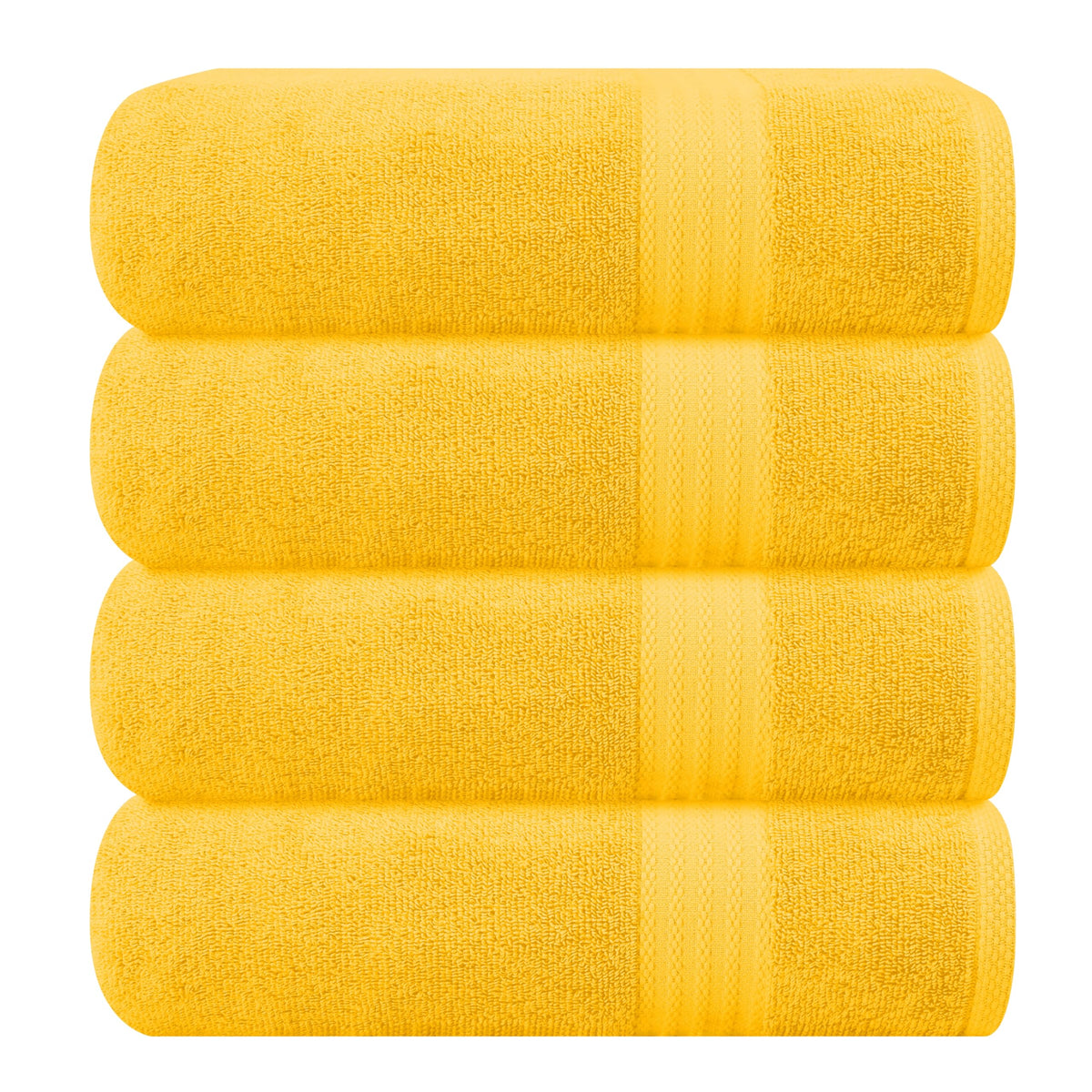 GLAMBURG Ultra Soft 8-Piece Towel Set - 100% Pure Ringspun Cotton, Contains 2 Oversized Bath Towels 27x54, 2 Hand Towels 16x28, 4 Wash Cloths 13x13 - Ideal for Everyday use, Hotel & Spa - Pink