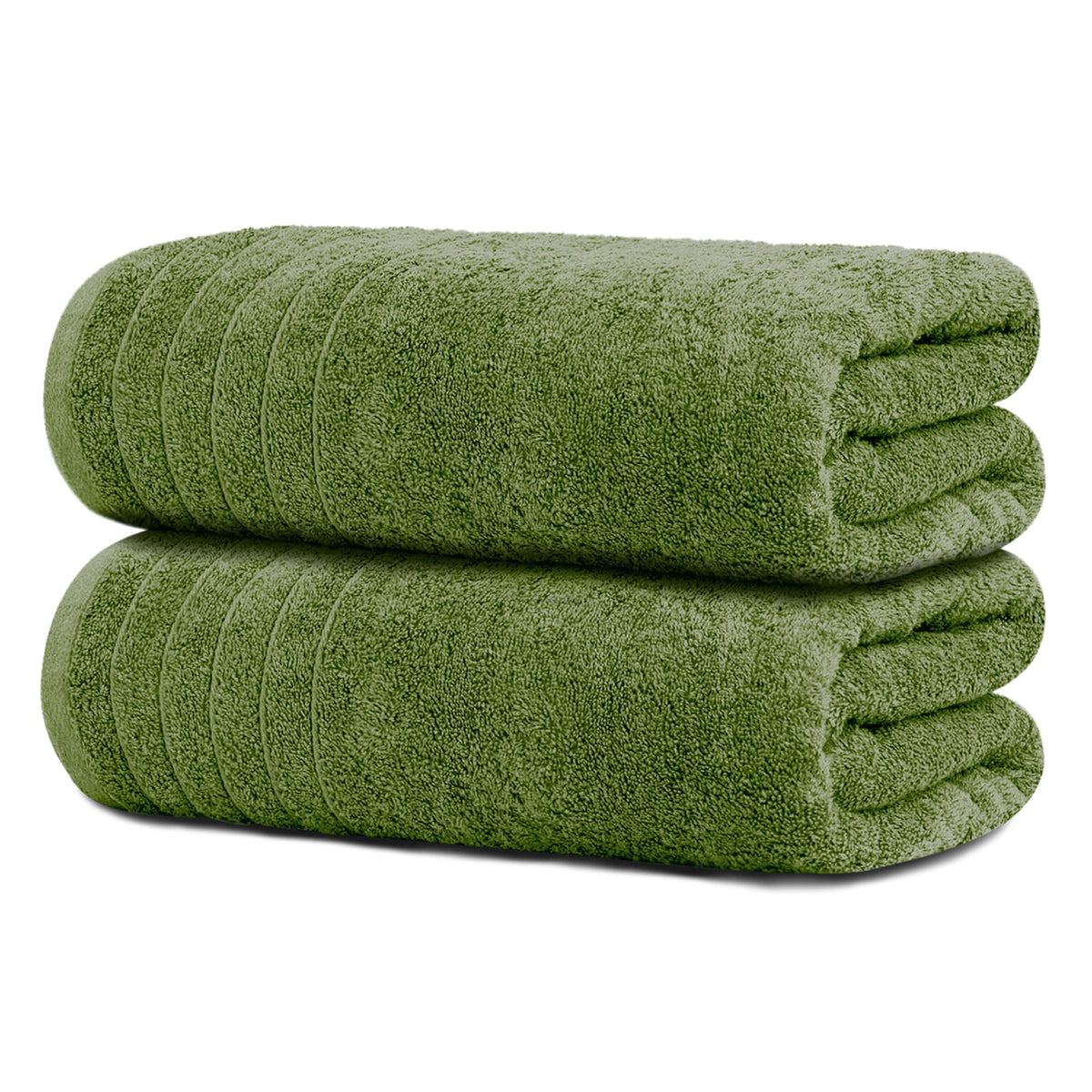 Tens Towels 2 Piece Extra Large Bath Sheets 35 x 70 Inches, Dark Grey