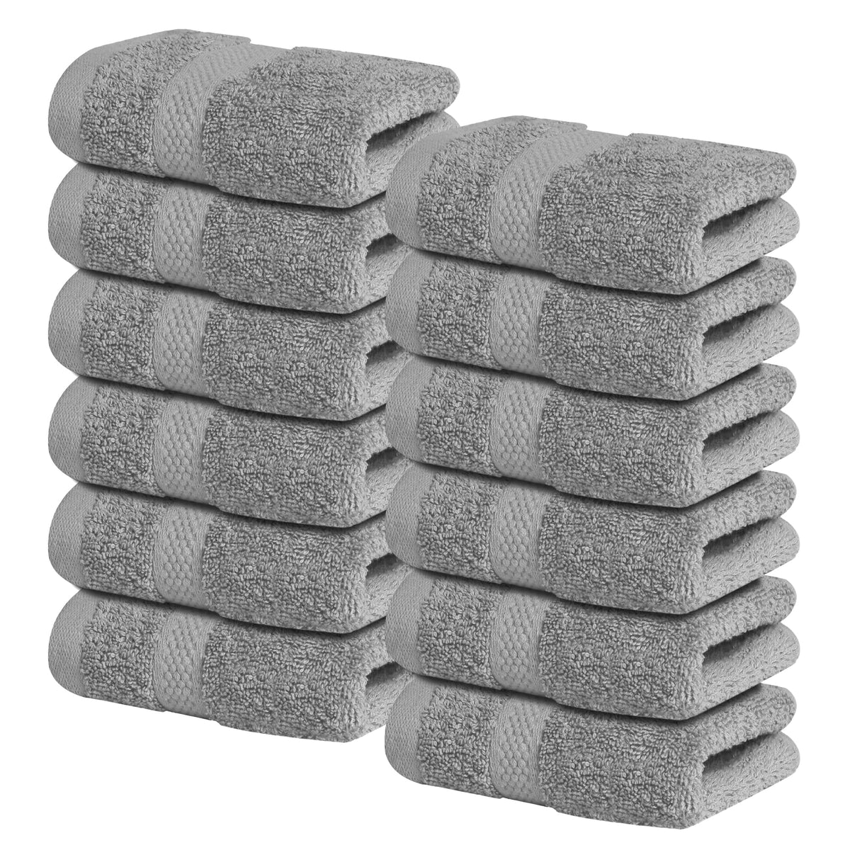 Infinitee Xclusives 100% Ring-Spun Cotton Bath Towels for Bathroom - Pack 4