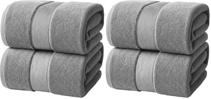 Infinitee Xclusives Bath Sheets Extra Large - 2 Pack - 600 GSM |35" x 70"|