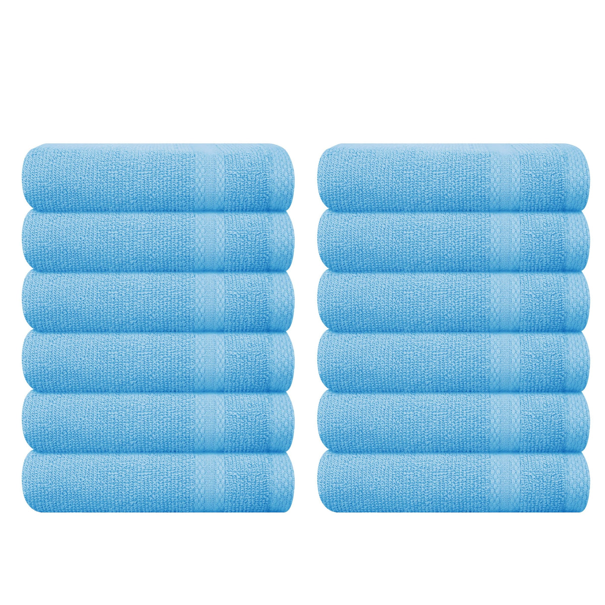 GLAMBURG Ultra Soft 8-Piece Towel Set - 100% Pure Ringspun Cotton, Contains 2 Oversized Bath Towels 27x54, 2 Hand Towels 16x28, 4 Wash Cloths 13x13 - Ideal for Everyday use, Hotel & Spa - Pink