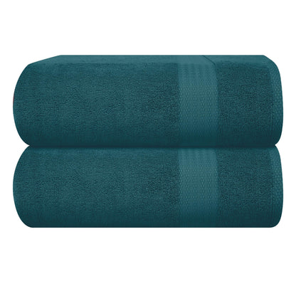 GLAMBURG Ultra Soft 8-Piece Towel Set - 100% Pure Ringspun Cotton, Contains 2 Oversized Bath Towels 27x54, 2 Hand Towels 16x28, 4 Wash Cloths 13x13 - Ideal for Everyday use, Hotel & Spa - Pink