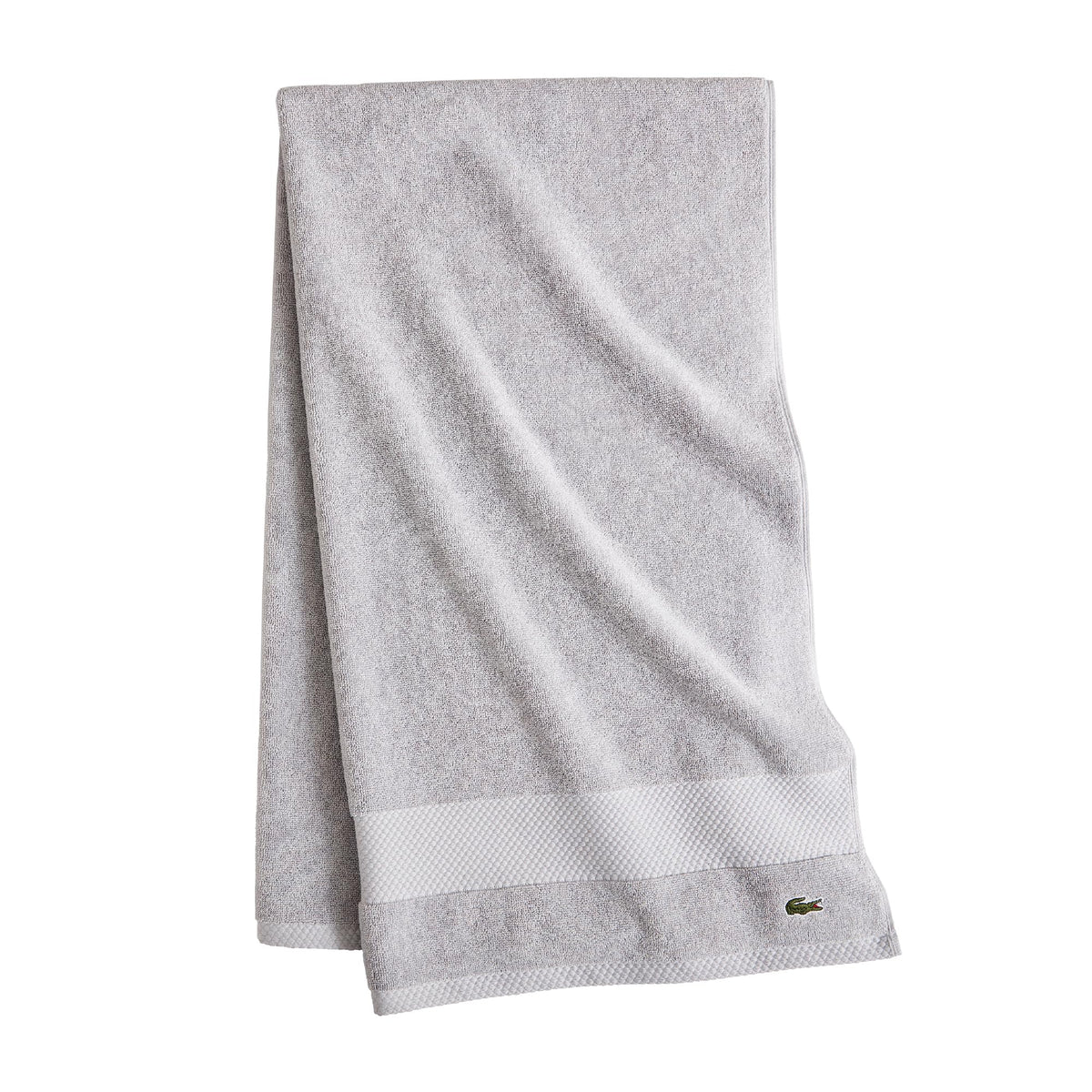 Lacoste Heritage 100% Supima Cotton Bath Towel 30" x 54", Sand