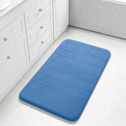 Yimobra Memory Foam Bath Mat, Super Soft & Absorbent Bathroom Rug, Grey