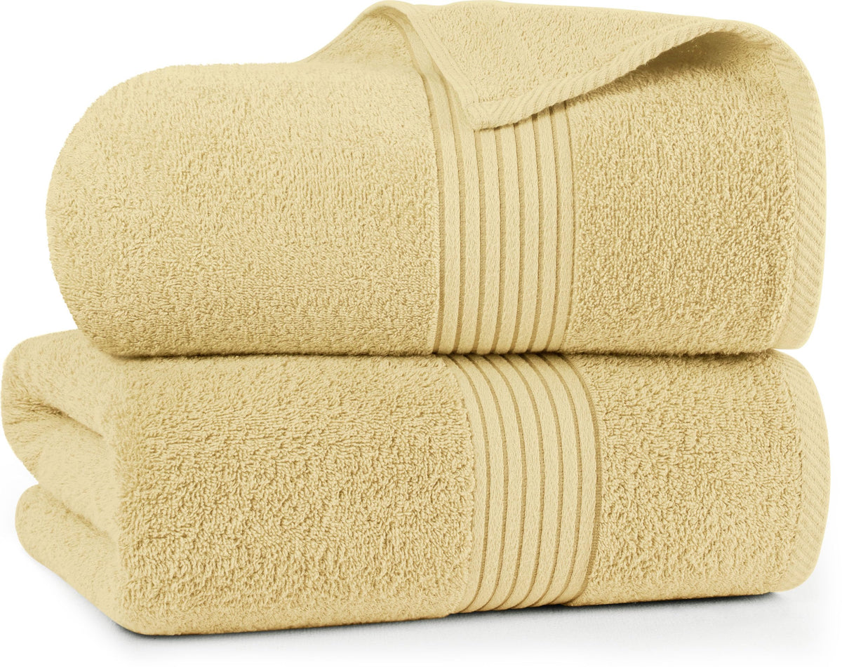 Utopia Towels Extra Large Bath Sheets, 2 Pack, 35x70 in, Cotton, Grey
