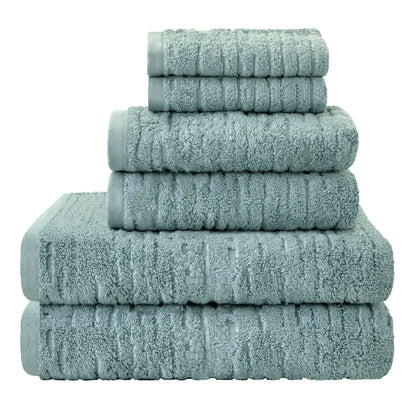 SKL Home CloudSoft Hand Towel Set, 2-Piece, 100% Cotton Luxury, Oatmeal