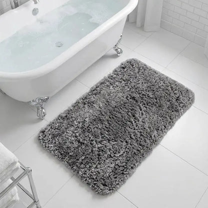 Muddy Mat® Fluffy Bathroom Rug, Soft Absorbent Microfiber Bath Mat, Non Slip, Quick Dry, Machine Washable for Bathroom Floor, Tub, Shower, Toilet and Sink