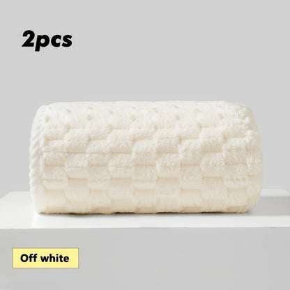2-pack Waffle Super Soft Absorbent Towel, Adult Super Absorbent Ultra-fine Fiber Towel, Quick Drying Texture Towel, Soft Spa And Fitness Towel, Durable And Suitable for Daily Use -80%, 20% Acrylic, Spa Towel, Quick Drying Towel, Adult Bath Towel