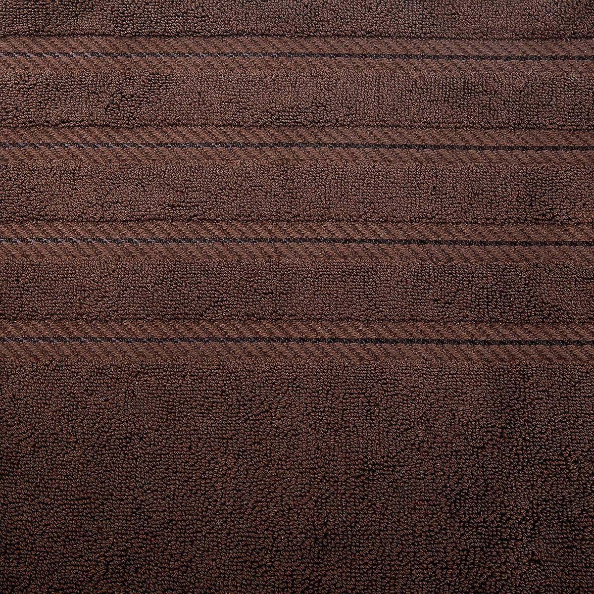 American Soft Linen 100% Carde Cotton 6 Piece Towel Set, 590 GSM Heavy Weight Soft Absorbent Turkish Towels for Bathroom, Dark Brown