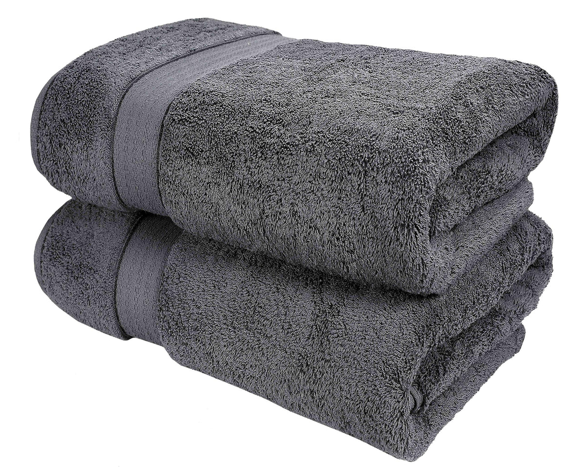 GLAMBURG Ultra Soft 8-Piece Towel Set - 100% Pure Ringspun Cotton, Contains 2 Oversized Bath Towels 27x54, 2 Hand Towels 16x28, 4 Wash Cloths 13x13 - Ideal for Everyday use, Hotel & Spa - Pink