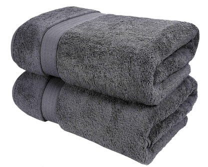 GLAMBURG Ultra Soft 8-Piece Towel Set - 100% Pure Ringspun Cotton, Contains 2 Oversized Bath Towels 27x54, 2 Hand Towels 16x28, 4 Wash Cloths 13x13 - Ideal for Everyday use, Hotel & Spa - Pink