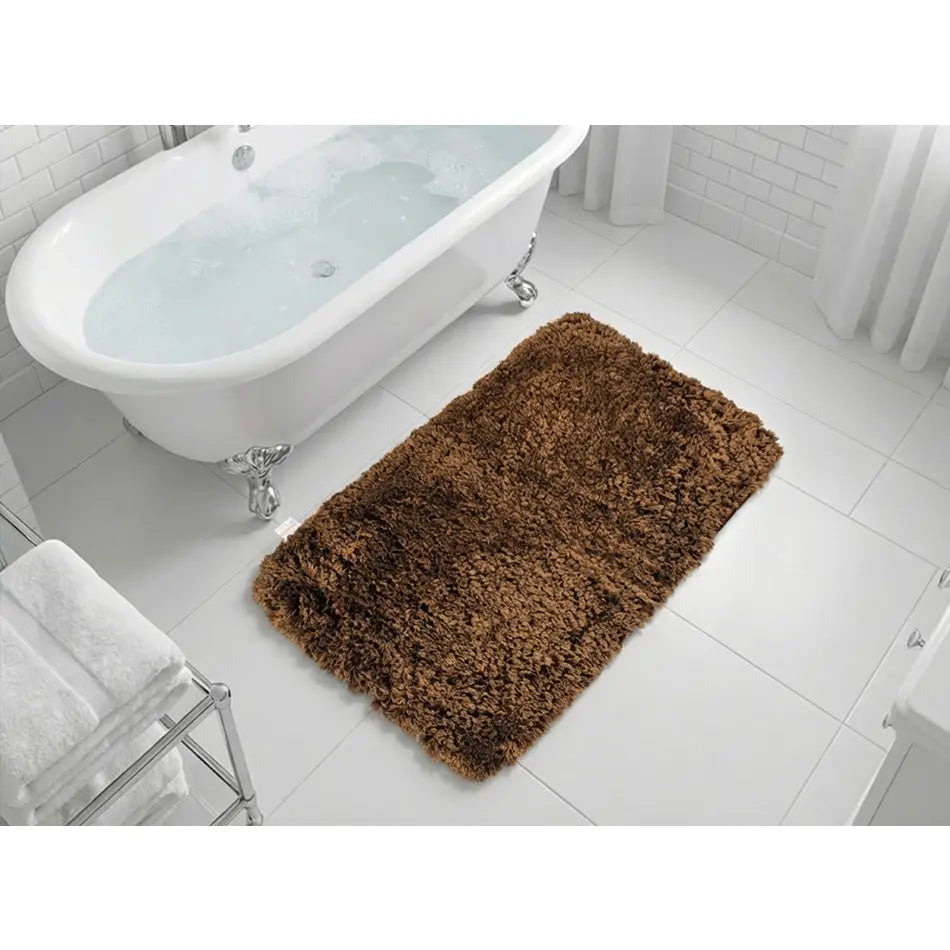 Muddy Mat® Fluffy Bathroom Rug, Soft Absorbent Microfiber Bath Mat, Non Slip, Quick Dry, Machine Washable for Bathroom Floor, Tub, Shower, Toilet and Sink