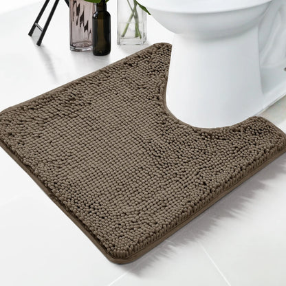 Deconovo Plush Chenille Bath Mat - Soft, Absorbent, Non-Slip, Moisture Resistant - Tub, Bathroom, Shower Floor, Entryways Use, Bath Mat For Tub Non Slip