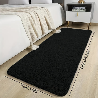 Long Plush Super Absorbent Bath Mat, Non-Slip And Anti-Fall, Ultra-Soft Walking Feel, Comfortable And High-Quality Bath Carpet, Suitable for Bathtub, Shower, Bathroom Additions, Home Decor Floor Mat, Safe Choice for Bathroom