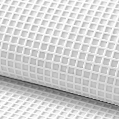 LUMI Bathroom Rugs Cute Daisy, Soft Absorbent Square Bath Mat Non-Slip, Machine Washable Quick Dry White Grey Luxury Rug Flower for Kids Room, Bathtub, Home Decor