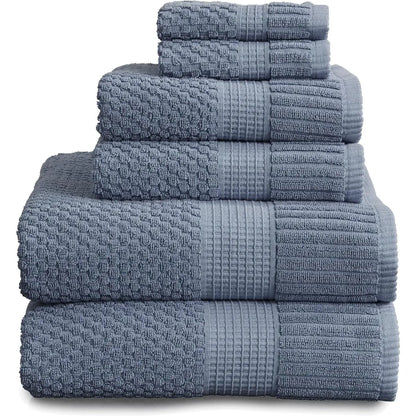 4 Pack 100% Cotton Bath Towels | Beige Towels | Oeko‑TEX Standard 100 | Soft & Absorbent, Quick‑Dry | Trinity Collection - Sand