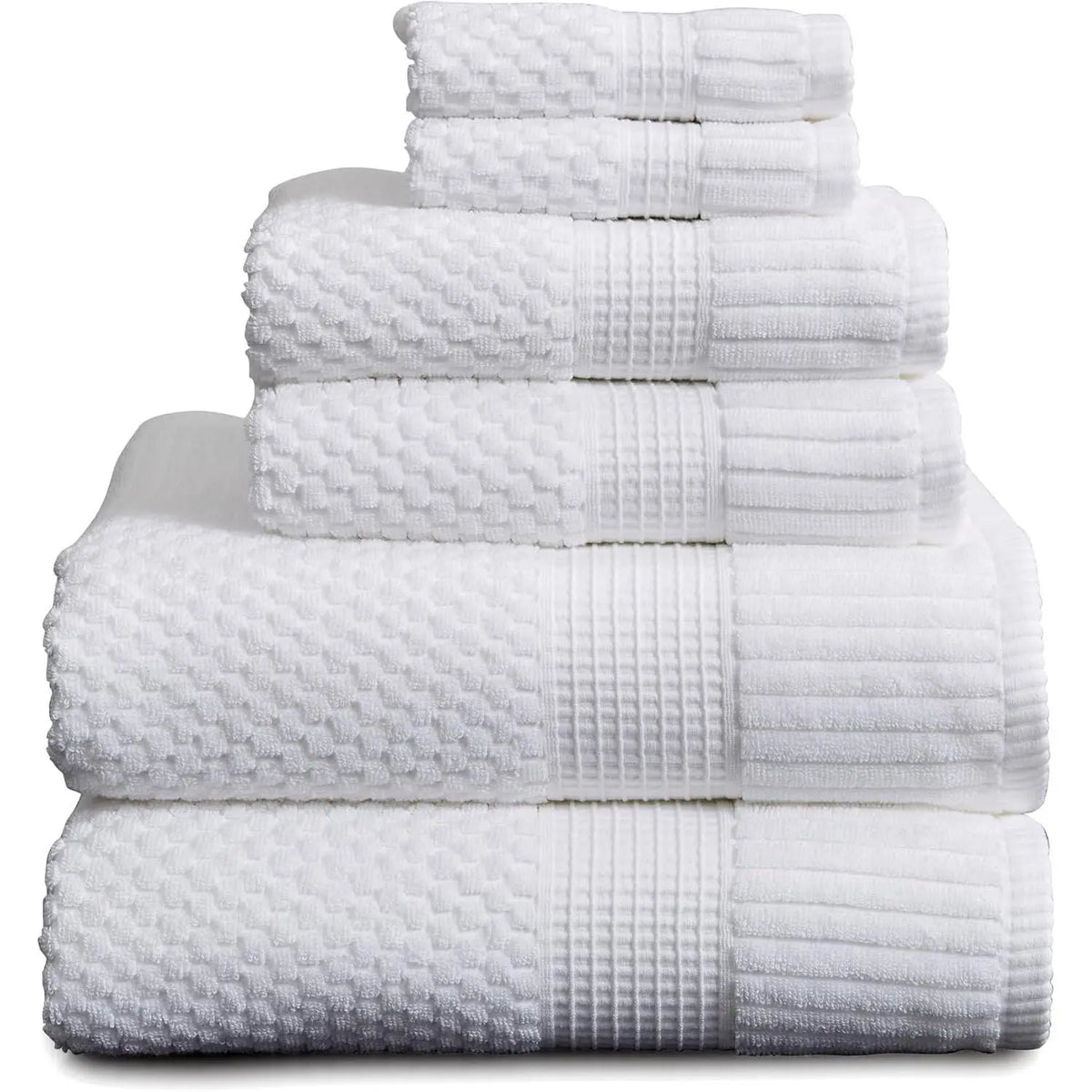 4 Pack 100% Cotton Bath Towels | Beige Towels | Oeko‑TEX Standard 100 | Soft & Absorbent, Quick‑Dry | Trinity Collection - Sand