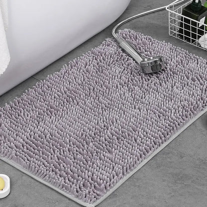 Indoor Door Mat, Bathroom Mat Set, Super Absorbent Microfiber Chenille Entryway Rug, Non-Slip Front Door Mat, Quick Dry Machine Washable Pet-Friendly Mats for Entryway/Hallway/Kitchen