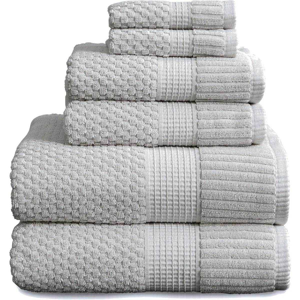 4 Pack 100% Cotton Bath Towels | Beige Towels | Oeko‑TEX Standard 100 | Soft & Absorbent, Quick‑Dry | Trinity Collection - Sand
