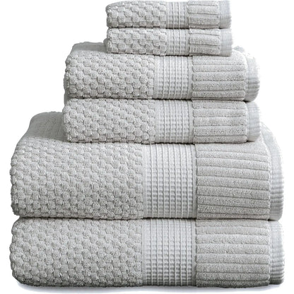 4 Pack 100% Cotton Bath Towels | Beige Towels | Oeko‑TEX Standard 100 | Soft & Absorbent, Quick‑Dry | Trinity Collection - Sand