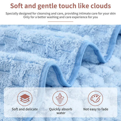 Microfiber Bath Towels, Super Absorbent & Soft Waffle Weave, Quick Dry, Unscented, for Bathroom, Spa, Gym, Travel - No Electricity or Battery Needed