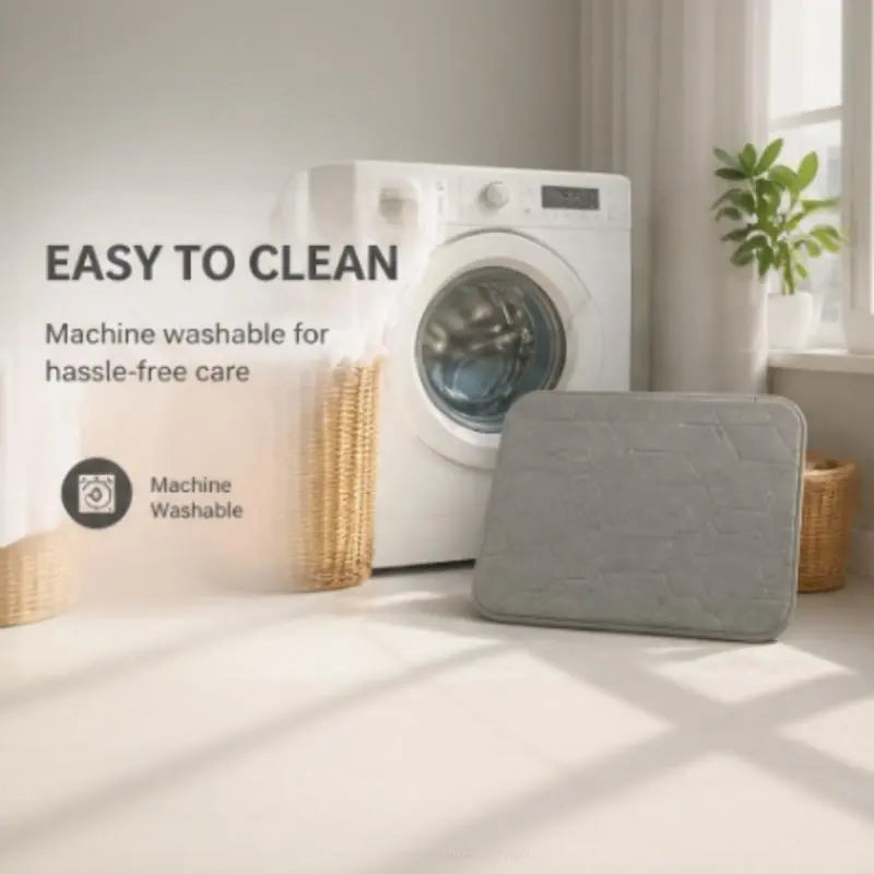 Two-piece set of bath mat and toilet mat, water-absorbent and quick-drying, non-slip, Bath Mats For Bathroom