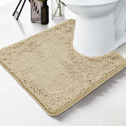 Deconovo Plush Chenille Bath Mat - Soft, Absorbent, Non-Slip, Moisture Resistant - Tub, Bathroom, Shower Floor, Entryways Use, Bath Mat For Tub Non Slip