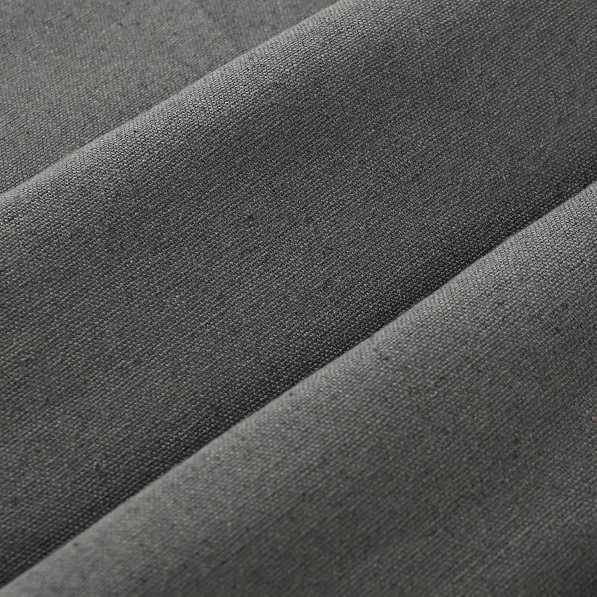 Grey Farmhouse Pleated Stripe Shower Curtain - French Country Ticking Stripe Cotton Blend Fabric, Bowknot Accents, Textural Design, 72w x 78l (Pack of 1), 12 Button Holes, Bathroom Use, Cold Wash, Rustic Decor, Easy Installation