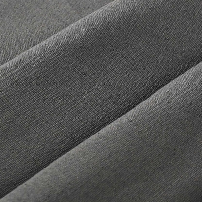 Grey Farmhouse Pleated Stripe Shower Curtain - French Country Ticking Stripe Cotton Blend Fabric, Bowknot Accents, Textural Design, 72w x 78l (Pack of 1), 12 Button Holes, Bathroom Use, Cold Wash, Rustic Decor, Easy Installation