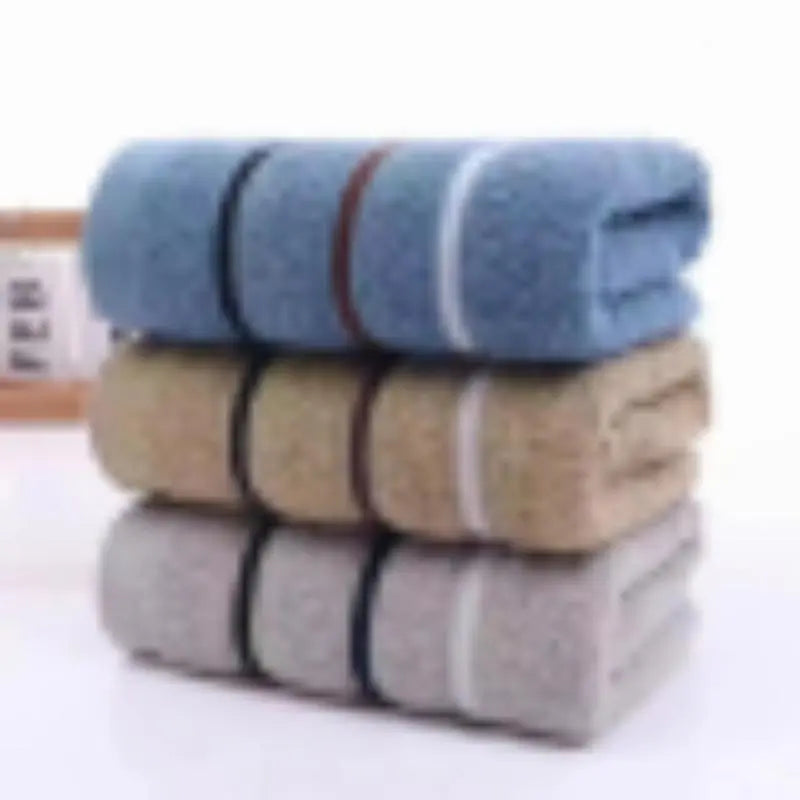 Soft Water Absorbent Bath Towel, 3 Counts/set Striped Pattern Bath Towel, Household Bathroom Supplies for Home Hotel Salon Dormitory, Super Absorbent Towel, Striped Towels