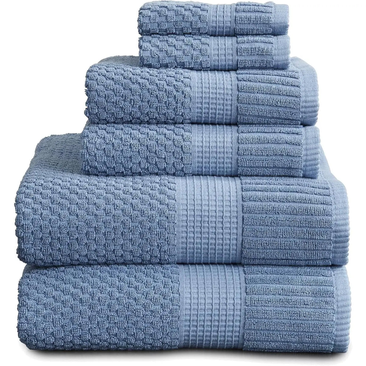 4 Pack 100% Cotton Bath Towels | Beige Towels | Oeko‑TEX Standard 100 | Soft & Absorbent, Quick‑Dry | Trinity Collection - Sand