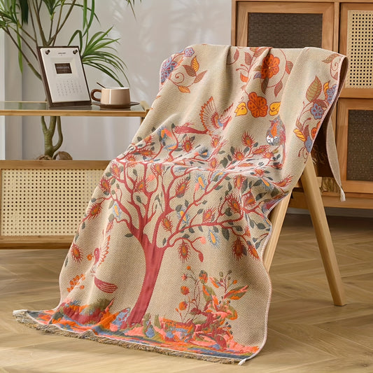 This Bath Towel Is Made of 100% Cotton And Features Tassels. It Does Not Shed Or Pill, Is Soft, Absorbent, And Dries Quickly, Making It Ideal for Home Use Or Outdoor Beach Activities. It Also Makes a Great Gift for Christmas Or Mother'S Day